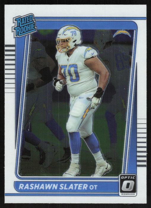 Rashawn Slater 2021 Donruss Optic Rated Rooke # 263 RC Los Angeles Chargers Base - Collectible Craze America