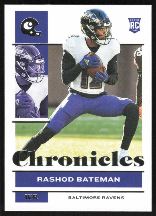 Rashod Bateman 2021 Panini Chronicles # 8 RC Baltimore Ravens Base - Collectible Craze America