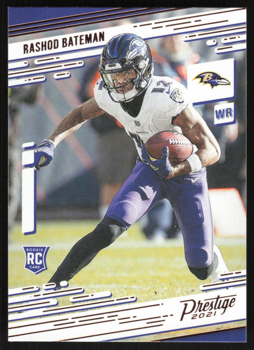 Rashod Bateman 2021 Panini Chronicles Prestige # 215 RC Baltimore Ravens - Collectible Craze America