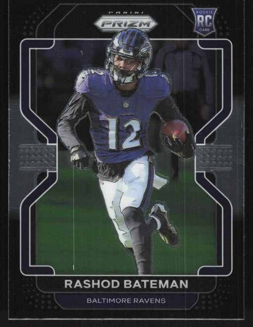 Rashod Bateman 2021 Panini Chronicles Prizm Black # PB-12 RC Baltimore Ravens - Collectible Craze America