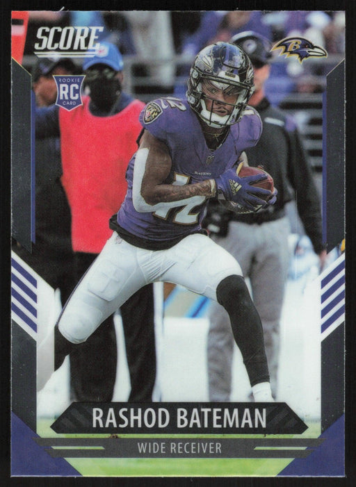 Rashod Bateman 2021 Panini Chronicles Score # 415 RC Baltimore Ravens - Collectible Craze America