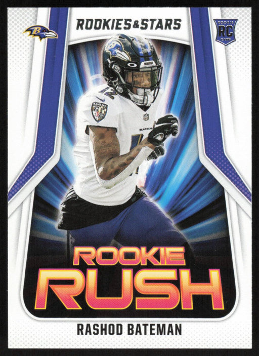 Rashod Bateman 2021 Panini Rookie & Stars # RR-10 RC Rookie Rush Baltimore Ravens - Collectible Craze America