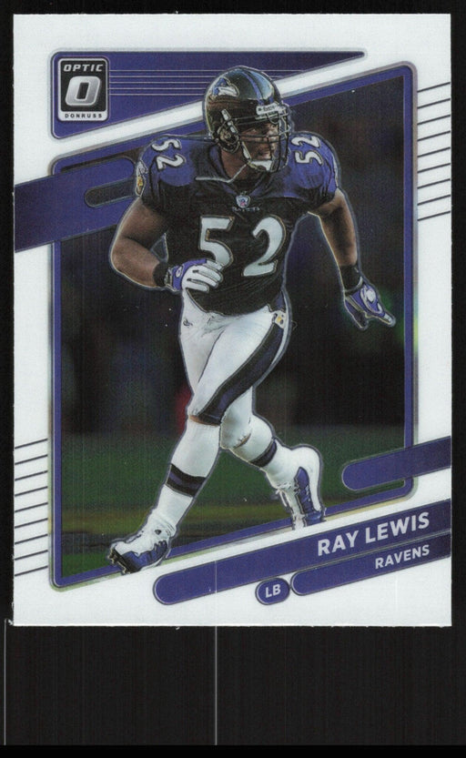 Ray Lewis 2021 Donruss Optic # 131 Baltimore Ravens - Collectible Craze America