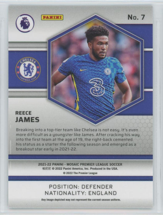 Reece James 2021 Panini Mosaic Premier League # 7 Chelsea FC - Collectible Craze America