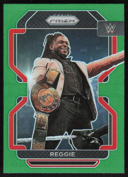 Reggie 2022 Panini Prizm WWE # 127 Green Prizm Raw - Collectible Craze America