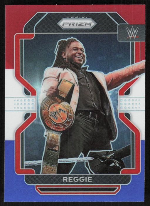 Reggie 2022 Panini Prizm WWE # 127 Red White Blue Prizm Raw - Collectible Craze America