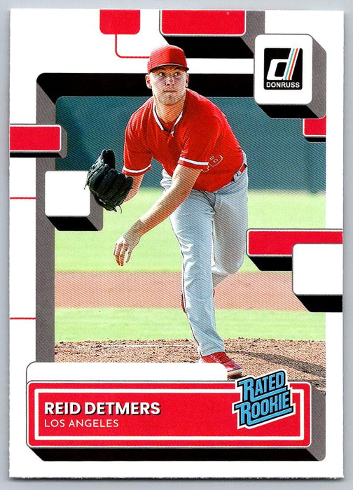 Reid Detmers 2022 Donruss Baseball # 43 RC Los Angeles Angels - Collectible Craze America