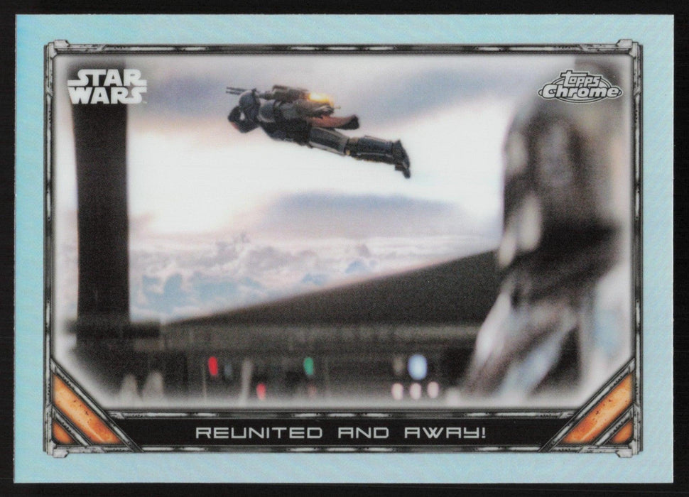 Reunited and Away! 2022 Topps Chrome Star Wars Mandalorian # S1-19 Refractor - Collectible Craze America