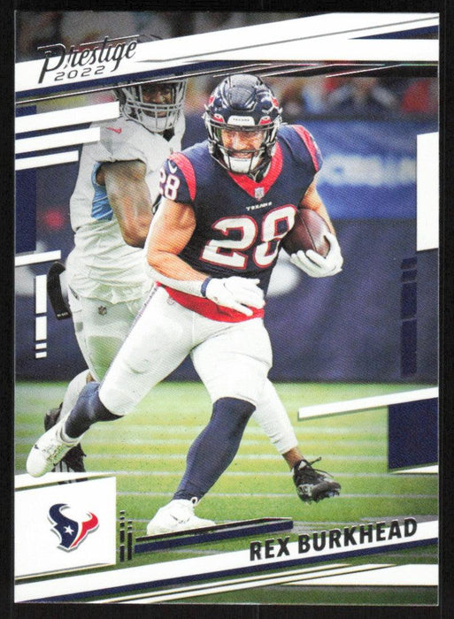 Rex Burkhead 2022 Panini Prestige # 116 Houston Texans - Collectible Craze America