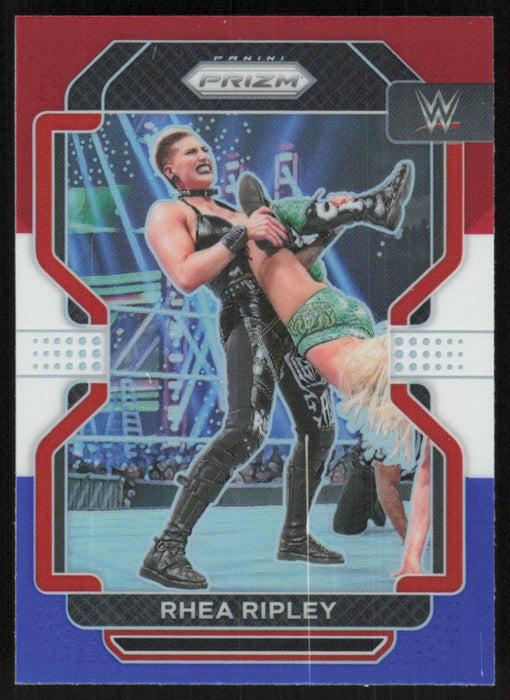 Rhea Ripley 2022 Panini Prizm WWE # 136 Red White Blue Prizm Raw - Collectible Craze America