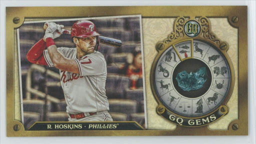 Rhys Hoskins 2022 Topps Gypsy Queen # GGM-13 GQ Gems Philadelphia Phillies - Collectible Craze America