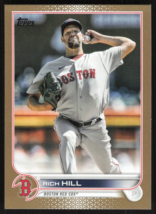 Rich Hill 2022 Topps Update # US182 Gold 0378/2022 Boston Red Sox - Collectible Craze America