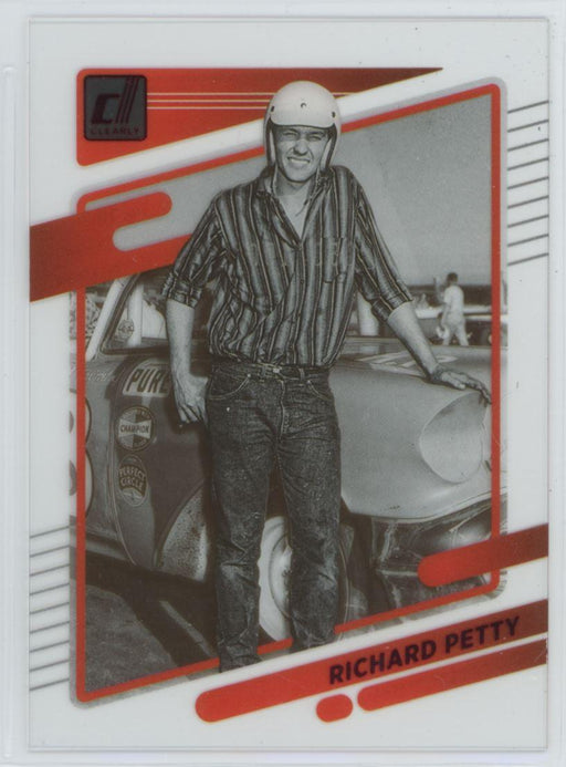 Richard Petty 2022 Panini Chronicles Racing Clearly Donruss # 18 Red 50/100 - Collectible Craze America