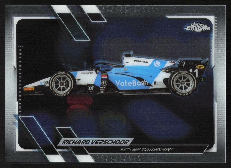 Richard Verschoor 2021 Topps Chrome Formula 1 # 121 F2 - MP Motorsport - Collectible Craze America