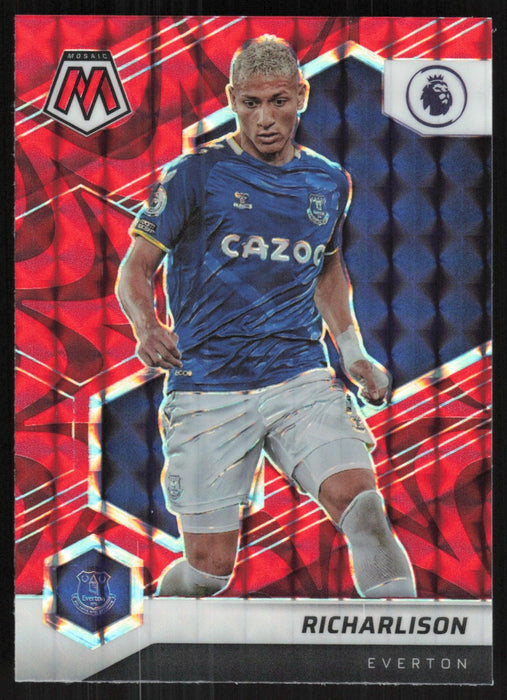 Richarlison 2021 Panini Mosaic Premier League # 169 Red Prizm Everton - Collectible Craze America