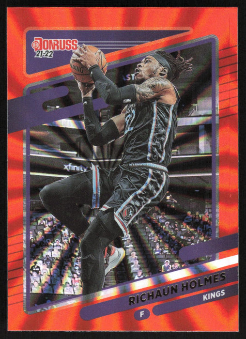 Richaun Holmes 2021 Donruss # 61 Orange Holo Laser Sacramento Kings - Collectible Craze America