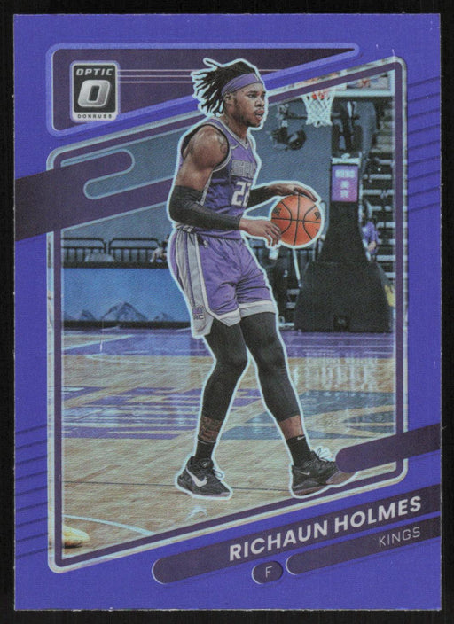 Richaun Holmes 2021 Panini Donruss Optic # 104 Purple Sacramento Kings - Collectible Craze America