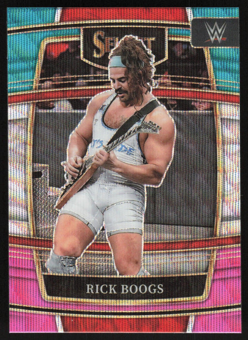 Rick Boogs 2022 Panini Select WWE # 82 Concourse Tri-Color Prizm Smack Down - Collectible Craze America
