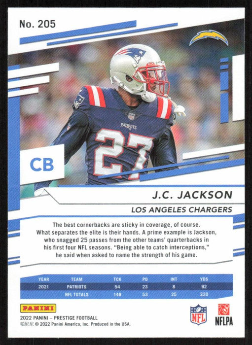 Rickey Jackson 2022 Panini Prestige # 205 Los Angeles Chargers - Collectible Craze America