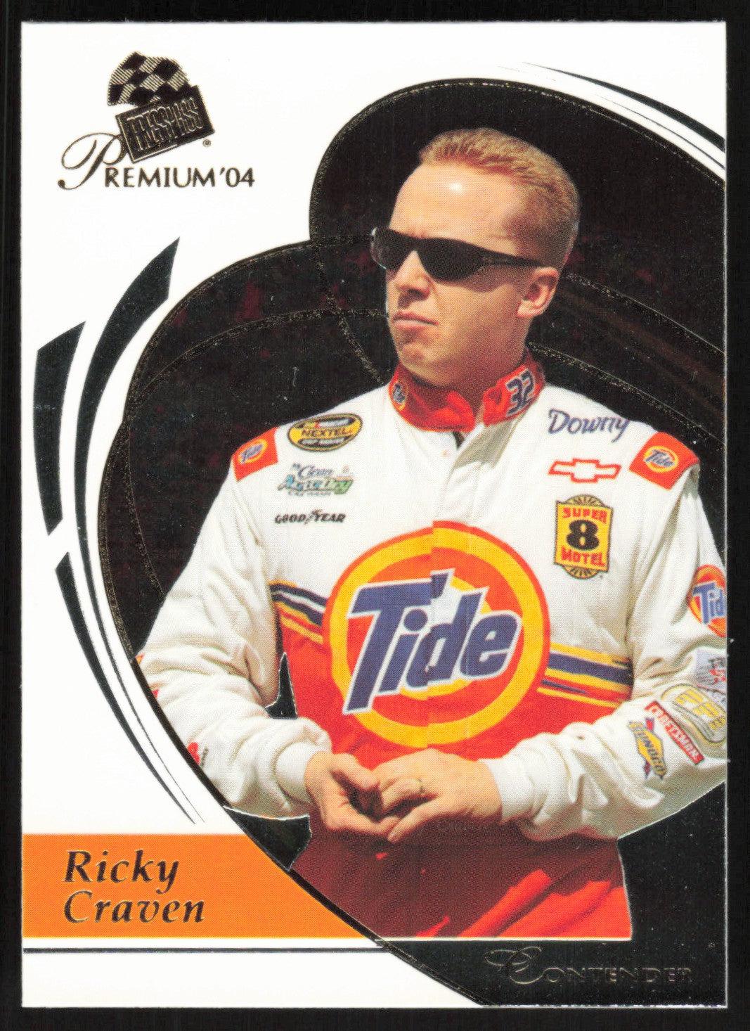 Ricky Craven 2004 Press Pass Premium NASCAR # 18 Base — Collectible ...