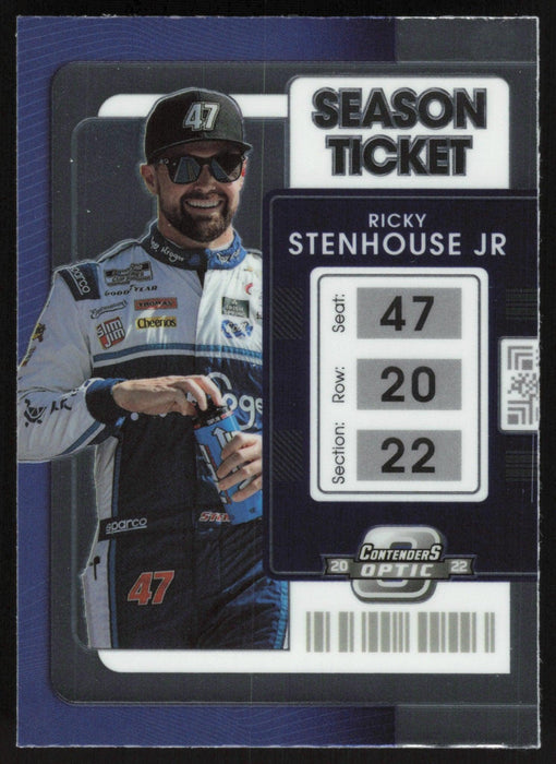 Ricky Stenhouse Jr. 2022 Panini Chronicles Racing Contenders Optic # 19 - Collectible Craze America