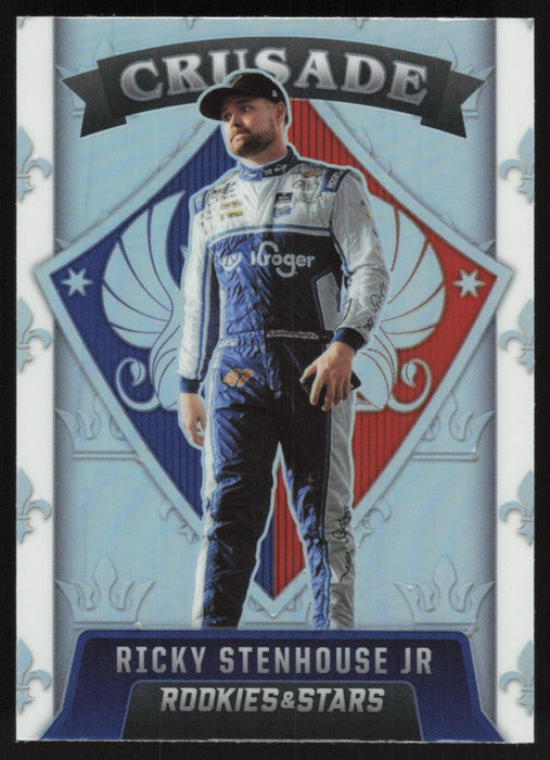 Ricky Stenhouse Jr. 2022 Panini Chronicles Racing Crusade # 14 Silver Prizm - Collectible Craze America