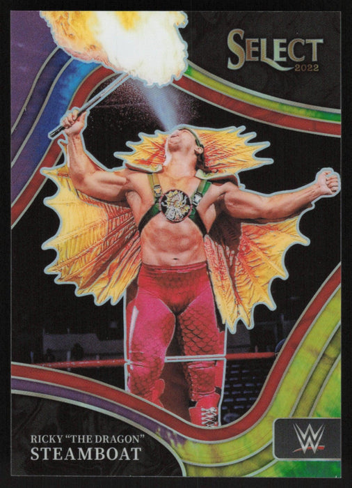 Ricky "The Dragon" Steamboat 2022 Panini Select WWE # 205 Ringside Tie-Die Prizm 23/25 WWE Legends - Collectible Craze America