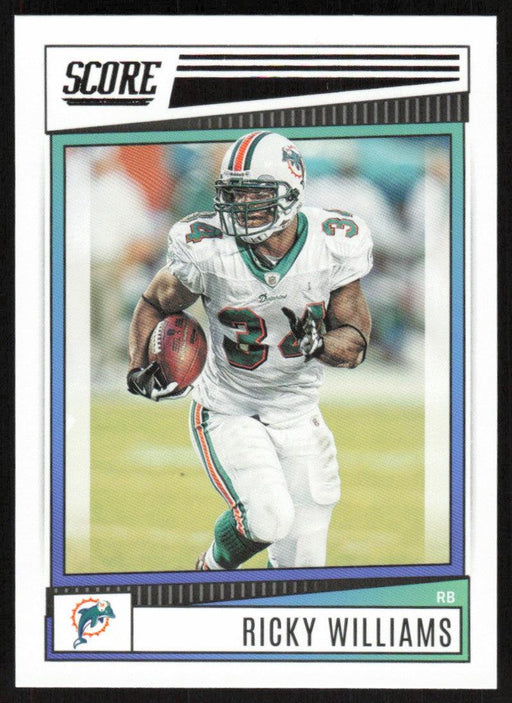 Ricky Williams 2022 Panini Score Football # 280 Base Miami Dolphins - Collectible Craze America