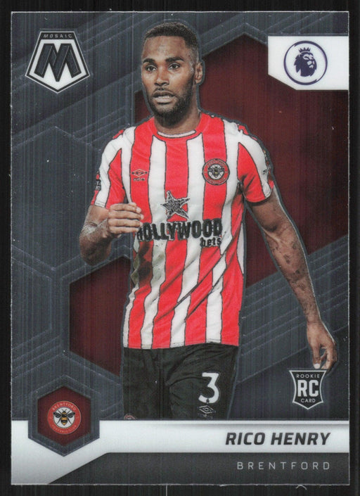 Rico Henry 2021 Panini Mosaic Premier League # 77 RC Brentford Base - Collectible Craze America