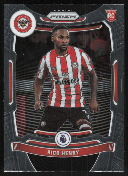 Rico Henry 2021 Panini Prizm Premier League # 138 RC Brentford - Collectible Craze America