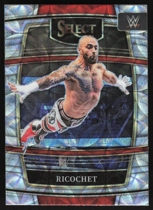 Ricochet 2022 Panini Select WWE # 26 Concourse Scope Prizm Smack Down - Collectible Craze America