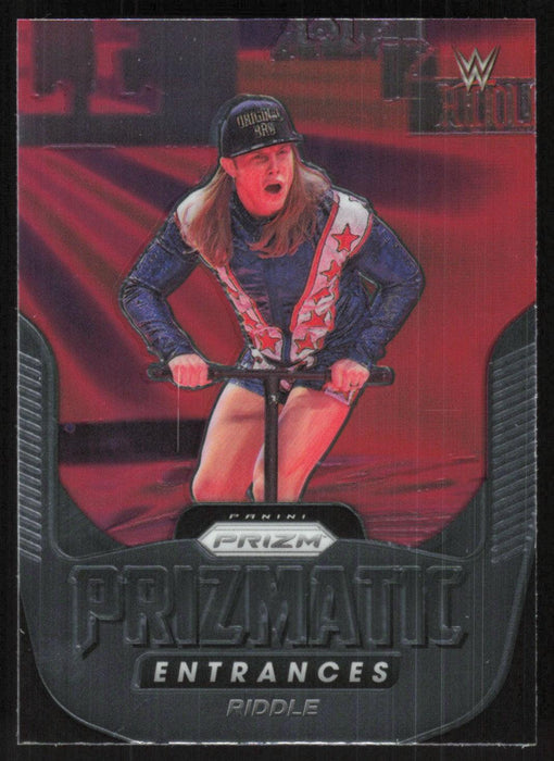 Riddle 2022 Panini Prizm WWE # 28 Prizmatic Entrances Raw - Collectible Craze America