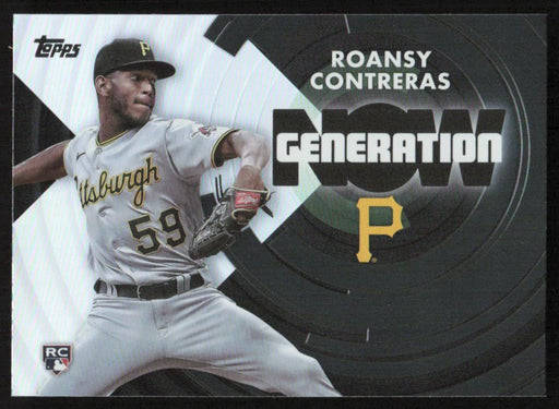 Roansy Contreras 2022 Topps Update Generation Now # GN-88 RC Pittsburgh Pirates - Collectible Craze America