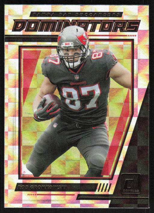 Rob Gronkowski 2021 Donruss Dominators # D32 Tampa Bay Buccaneers - Collectible Craze America