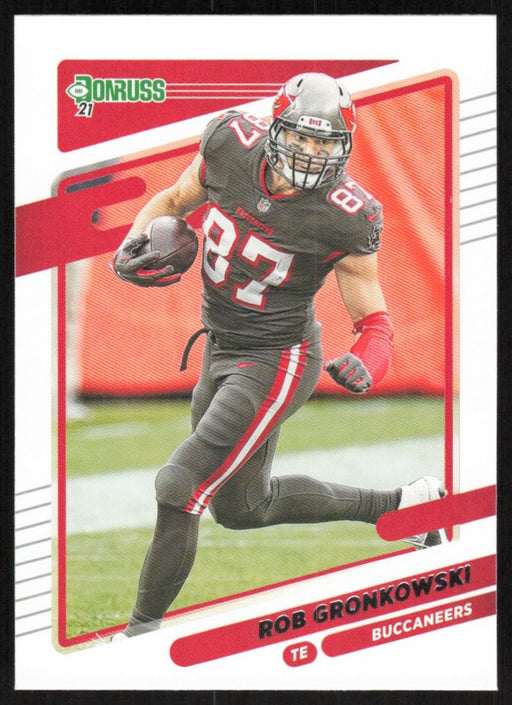 Rob Gronkowski 2021 Donruss Football # 104 Tampa Bay Buccaneers Base - Collectible Craze America