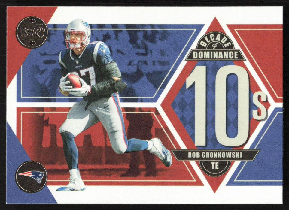 Rob Gronkowski 2022 Panini Legacy Decade of Dominance # DD-19 New England Patriots - Collectible Craze America