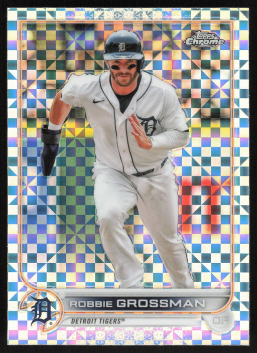 Robbie Grossman 2022 Topps Chrome # 169 X-Fractor Detroit Tigers - Collectible Craze America