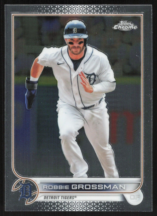 Robbie Grossman 2022 Topps Chrome Baseball # 169 Detroit Tigers Base - Collectible Craze America