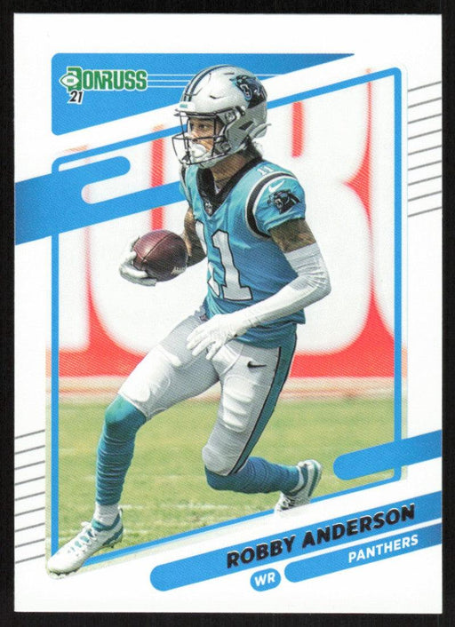Robby Anderson 2021 Donruss Football # 222 Carolina Panthers Base - Collectible Craze America