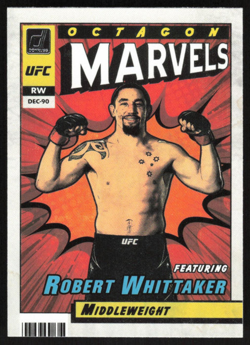 Robert Whittaker 2022 Panini Donruss UFC Octagon Marvels # 3 Middleweight - Collectible Craze America