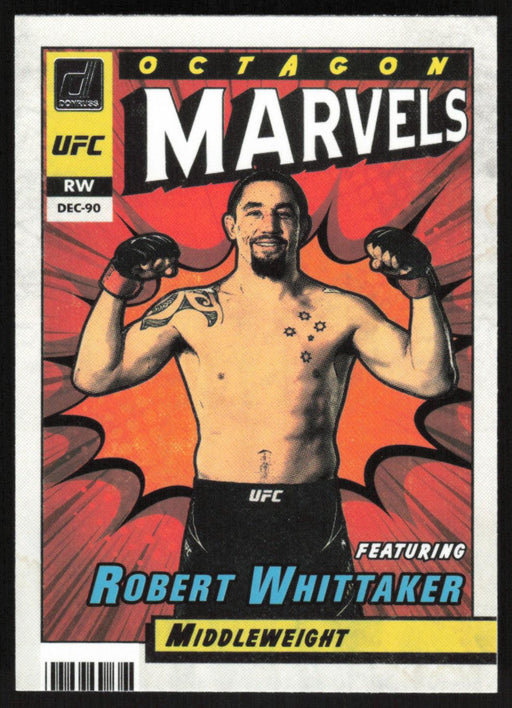Robert Whittaker 2022 Panini Donruss UFC Octagon Marvels # 3 Middleweight - Collectible Craze America