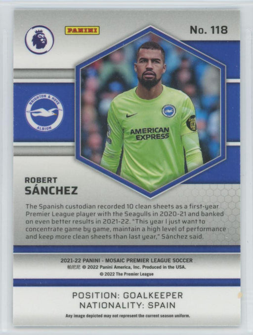 Roberto Massimo 2021 Panini Mosaic Premier League # 118 Brighton & Hove Albion - Collectible Craze America