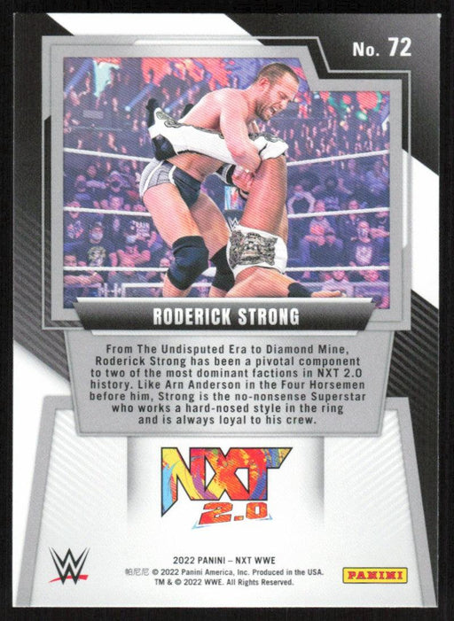 Roderick Strong 2022 Panini NXT WWE # 72 Base NXT 2.0 - Collectible Craze America