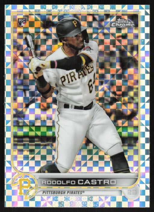 Rodolfo Castro 2022 Topps Chrome # 7 RC X-Fractor Pittsburgh Pirates - Collectible Craze America