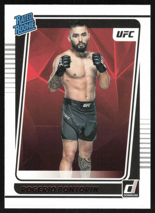 Rogerio Bontorin 2022 Panini Donruss UFC Rated Rookie # 204 RC Flyweight - Collectible Craze America