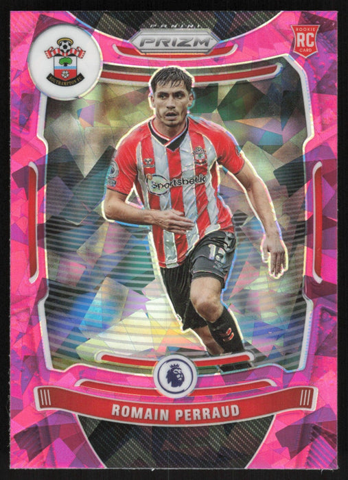 Romain Perraud 2021 Panini Prizm Premier League # 118 RC Pink Ice Southampton - Collectible Craze America