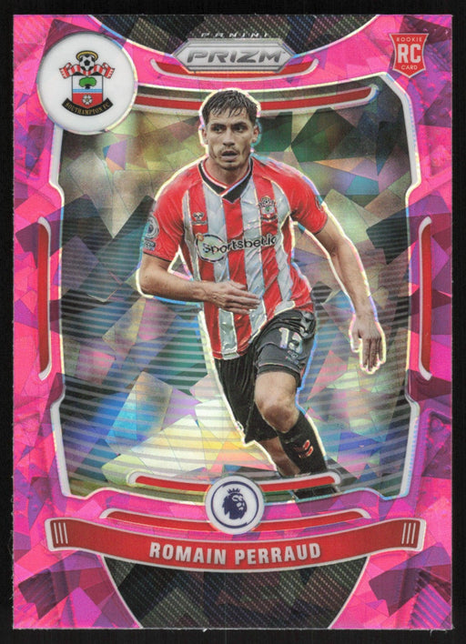 Romain Perraud 2021 Panini Prizm Premier League # 118 RC Pink Ice Southampton - Collectible Craze America