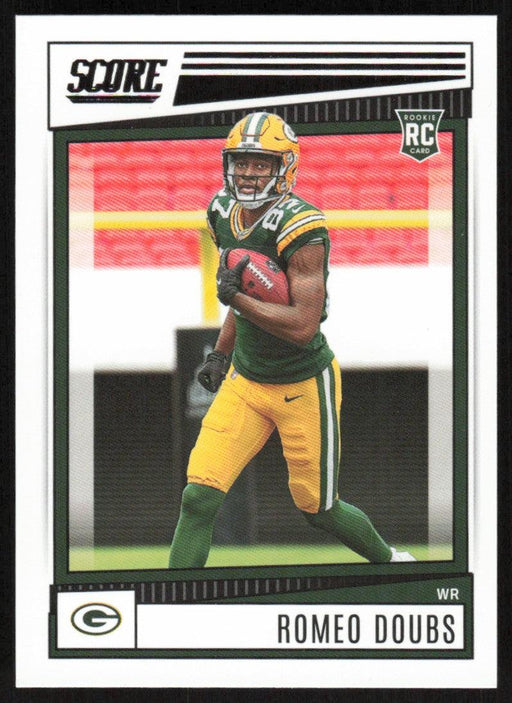 Romeo Doubs 2022 Panini Score Football # 389 RC Base Green Bay Packers - Collectible Craze America