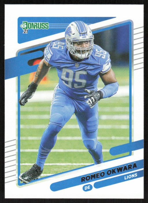 Romeo Okwara 2021 Donruss Football # 178 Detroit Lions Base - Collectible Craze America