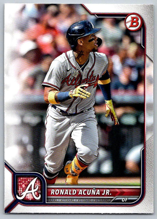 Ronald Acuña Jr. 2022 Bowman # 70 Atlanta Braves - Collectible Craze America